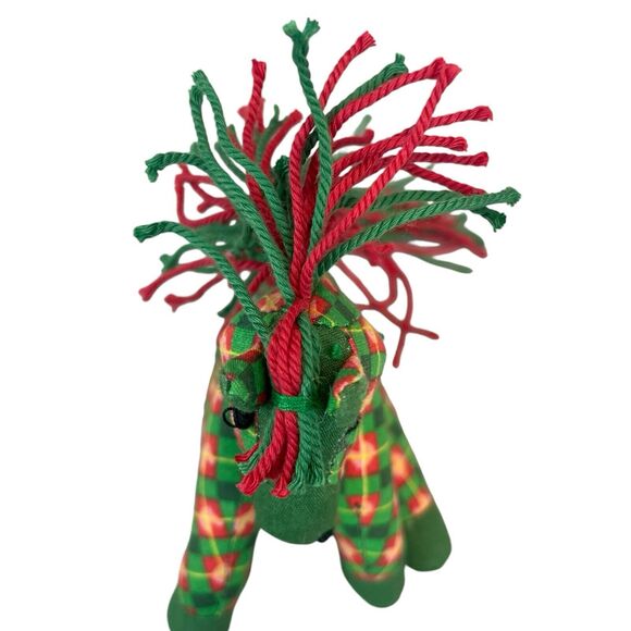 Breyer Mini Horse Plush Ponies on Holiday Tinsel Christmas Horse Stuffed Animal - Picture 5 of 8